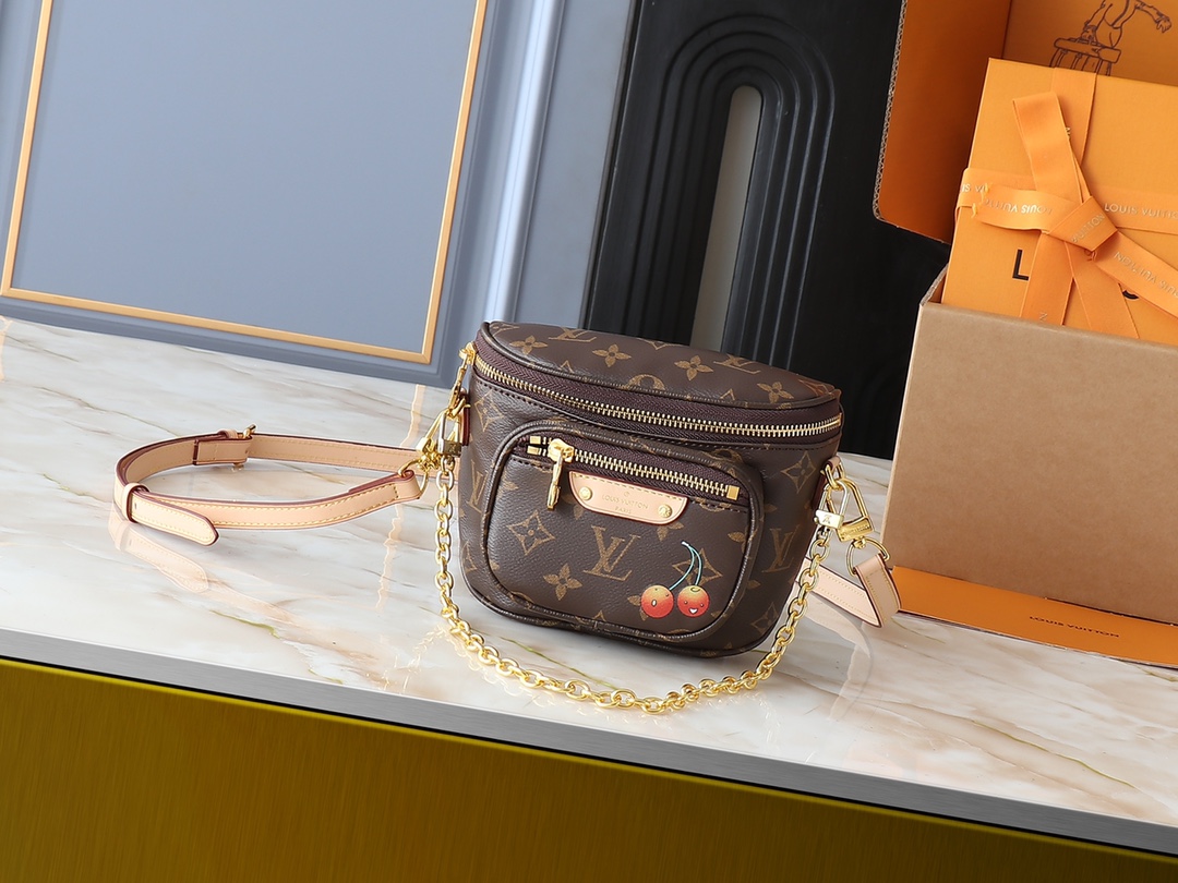LV Classic Handbag Monogram Empreinte Shoulder Strap Elegant Look Premium